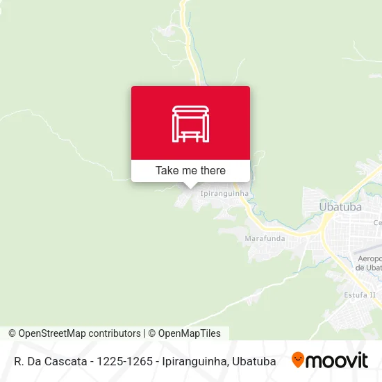 R. Da Cascata -  1225-1265 - Ipiranguinha map