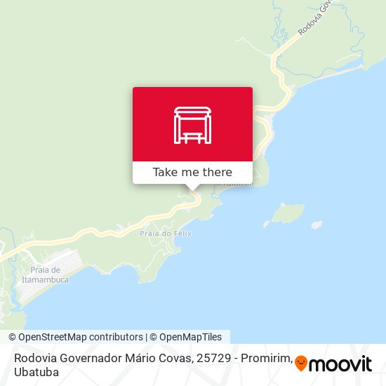 Mapa Rodovia Governador Mário Covas, 25729 - Promirim