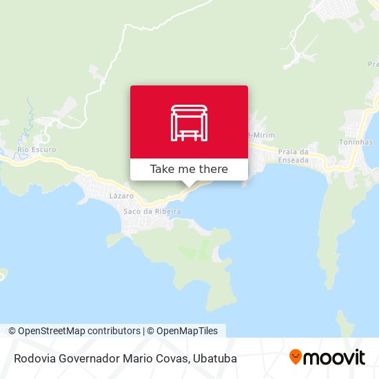 Mapa Rodovia Governador Mario Covas