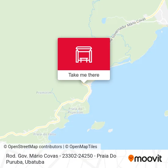 Rod. Gov. Mário Covas -  23302-24250 - Praia Do Puruba map