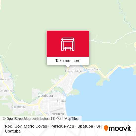 Rod. Gov. Mário Covas - Perequê-Acu -  Ubatuba - SP map