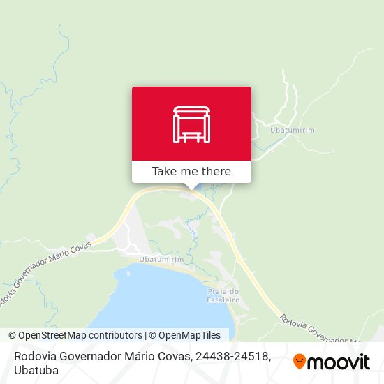 Mapa Rodovia Governador Mário Covas, 24438-24518