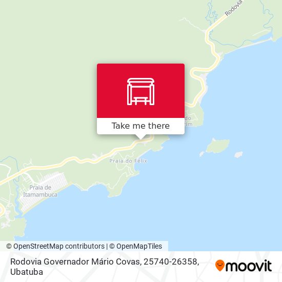 Mapa Rodovia Governador Mário Covas, 25740-26358