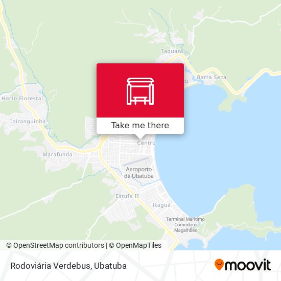 Rodoviária Verdebus map