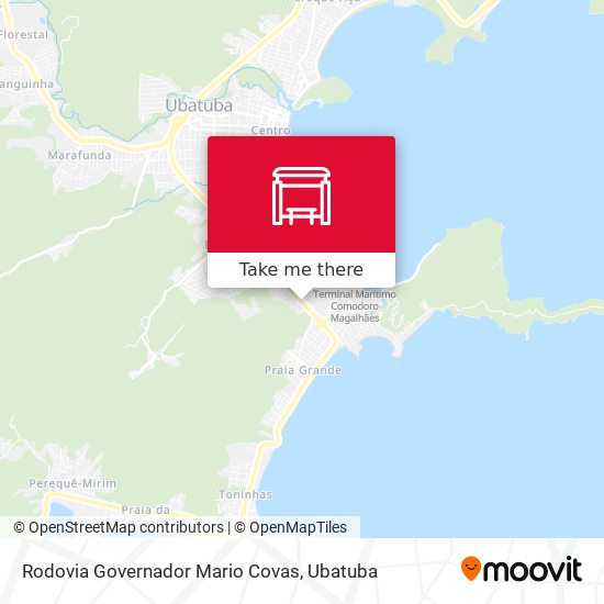 Mapa Rodovia Governador Mario Covas