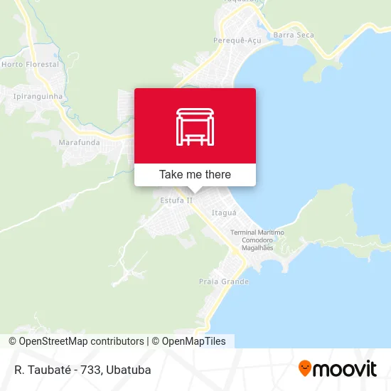 R. Taubaté -  733 map