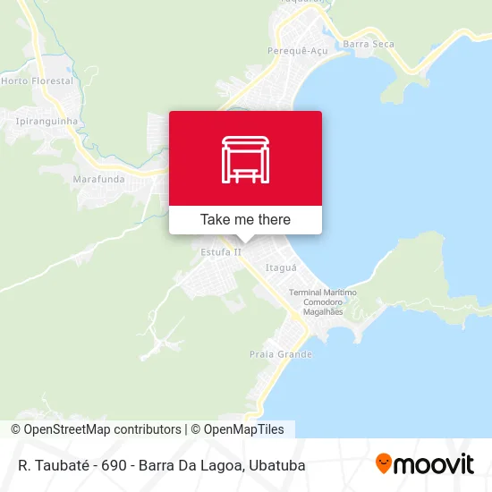 R. Taubaté -  690 - Barra Da Lagoa map