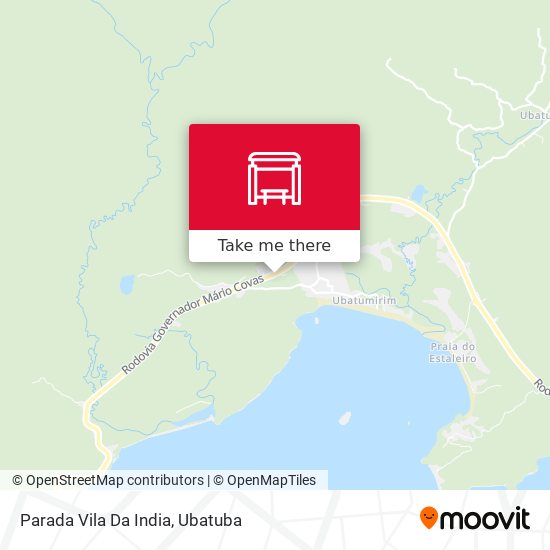 Parada Vila Da India map