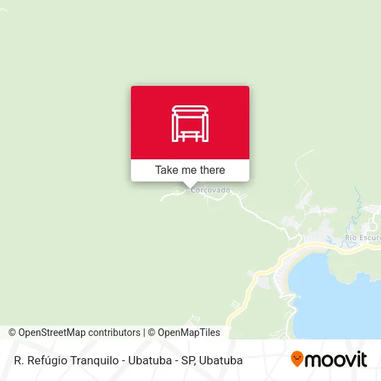 R. Refúgio Tranquilo -  Ubatuba - SP map