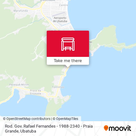 Rod. Gov. Rafael Fernandes - 1988-2340 - Praia Grande map