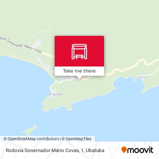 Mapa Rodovia Governador Mário Covas, 1