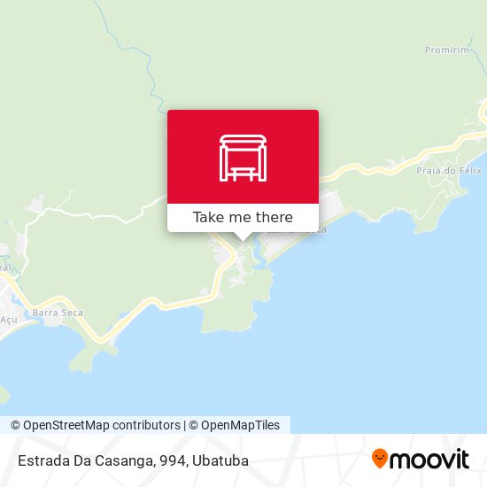 Mapa Estrada Da Casanga, 994