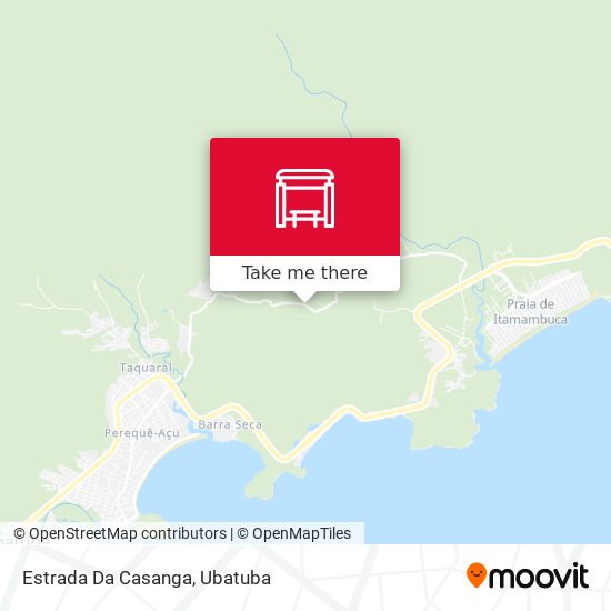 Mapa Estrada Da Casanga