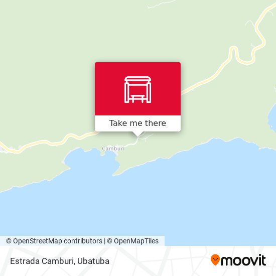 Mapa Estrada Camburi
