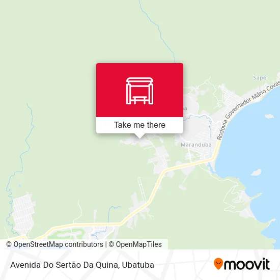Avenida Do Sertão Da Quina map