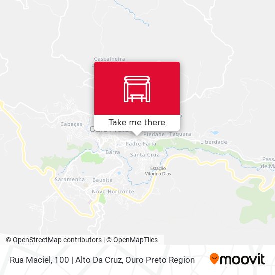 Mapa Rua Maciel, 100 | Alto Da Cruz