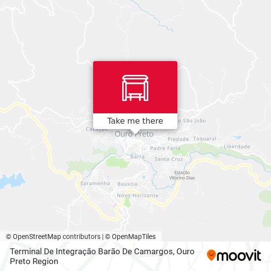 Terminal De Integração Barão De Camargos map