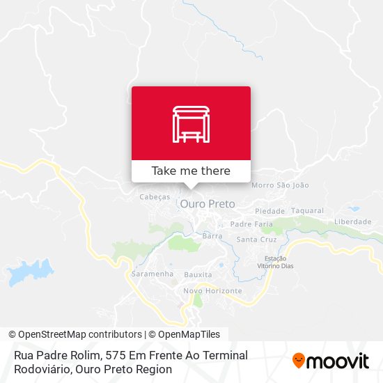 Mapa Rua Padre Rolim, 575 Em Frente Ao Terminal Rodoviário