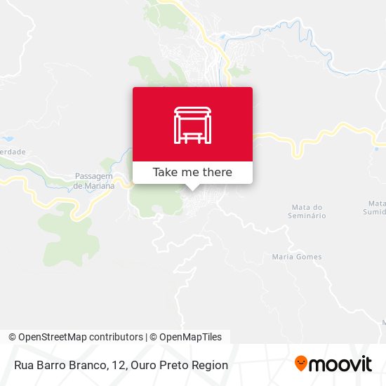 Mapa Rua Barro Branco, 12