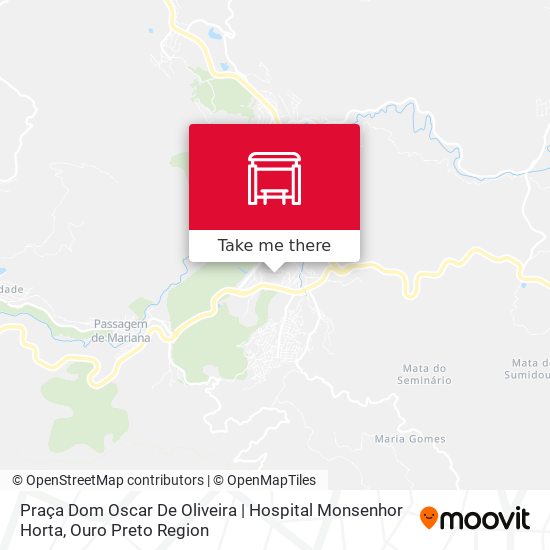 Praça Dom Oscar De Oliveira | Hospital Monsenhor Horta map