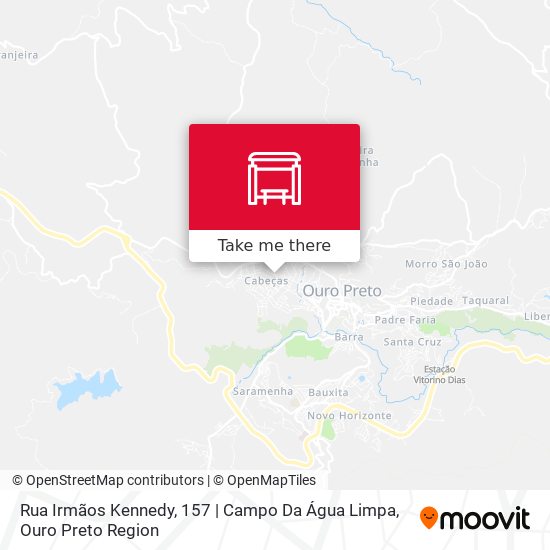 Mapa Rua Irmãos Kennedy, 157 | Campo Da Água Limpa