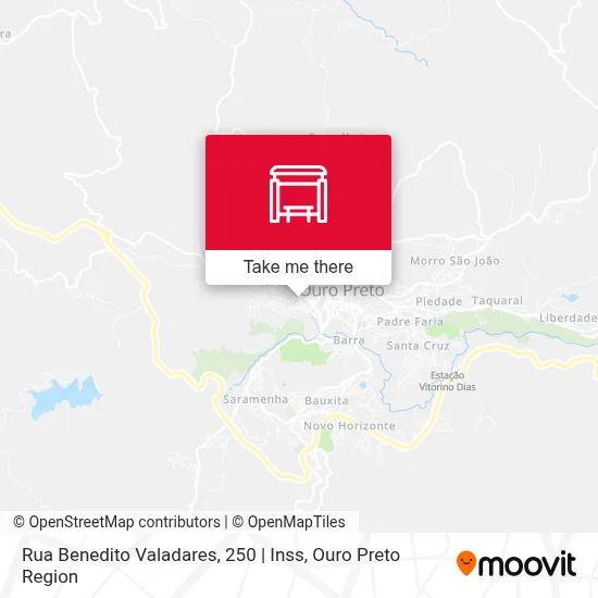 Rua Benedito Valadares, 250 | Inss map