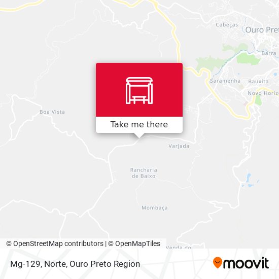 Mg-129, Norte map