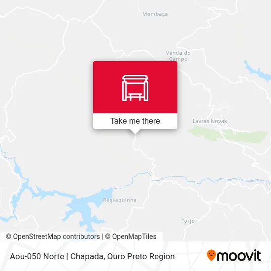 Aou-050 Norte | Chapada map