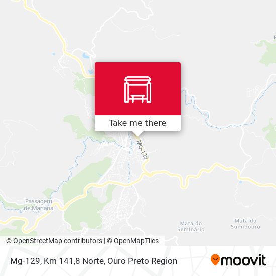 Mg-129, Km 141,8 Norte map