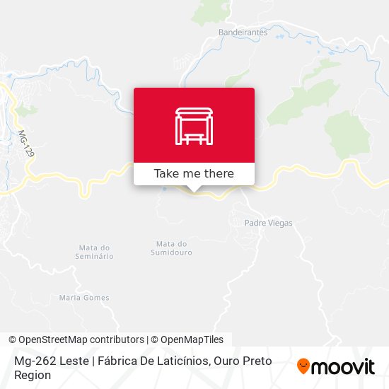 Mg-262 Leste | Fábrica De Laticínios map