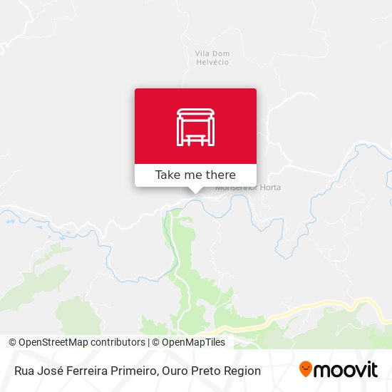 Rua José Ferreira Primeiro map