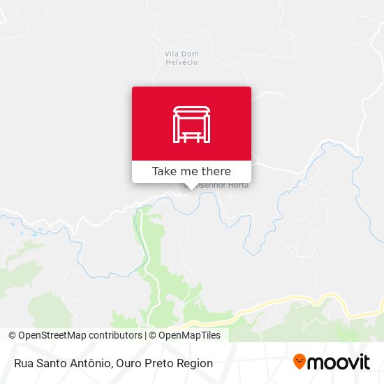 Mapa Rua Santo Antônio