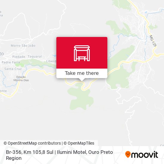 Br-356, Km 105,8 Sul | Ilumini Motel map