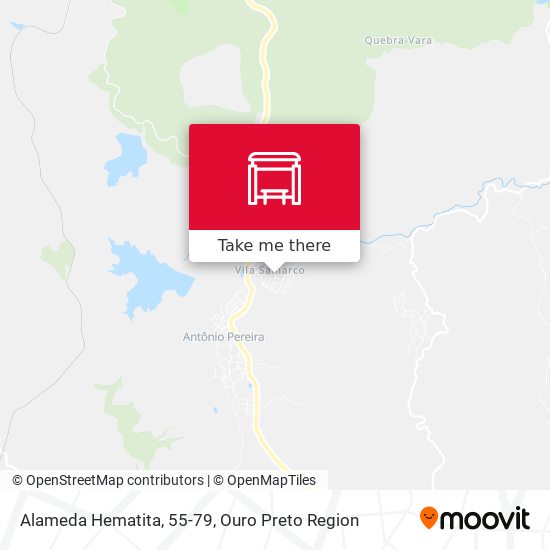 Alameda Hematita, 55-79 map