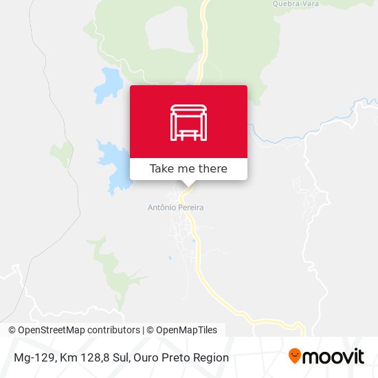 Mg-129, Km 128,8 Sul map