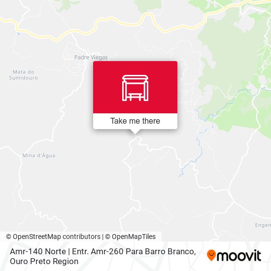 Mapa Amr-140 Norte | Entr. Amr-260 Para Barro Branco