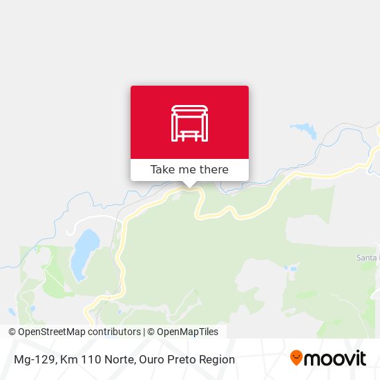 Mg-129, Km 110 Norte map