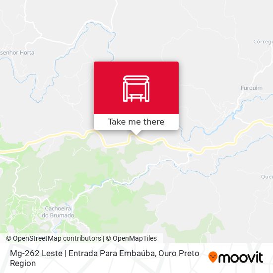 Mg-262 Leste | Entrada Para Embaúba map