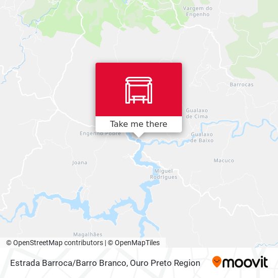 Estrada Barroca/Barro Branco map