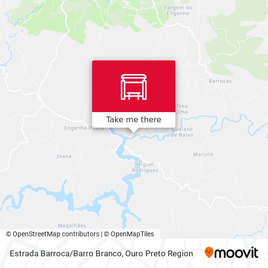 Estrada Barroca/Barro Branco map