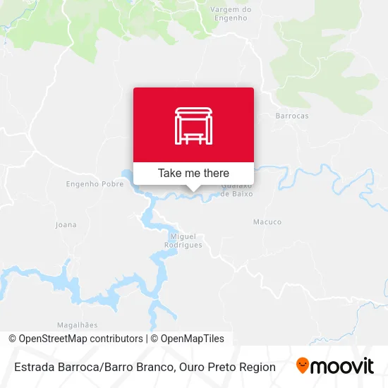 Estrada Barroca/Barro Branco map