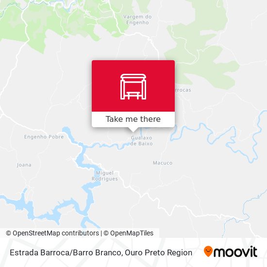 Estrada Barroca/Barro Branco map