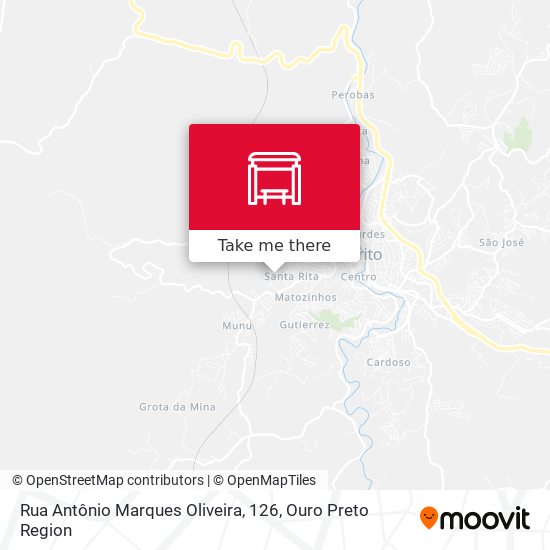 Rua Antônio Marques Oliveira, 126 map