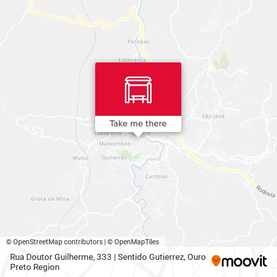 Mapa Rua Doutor Guilherme, 333 | Sentido Gutierrez