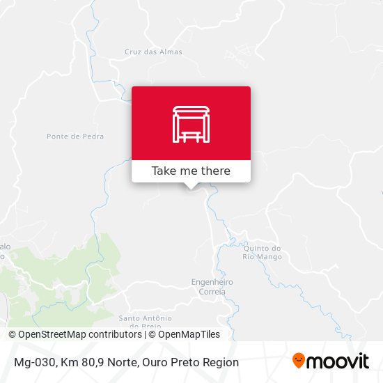 Mg-030, Km 80,9 Norte map