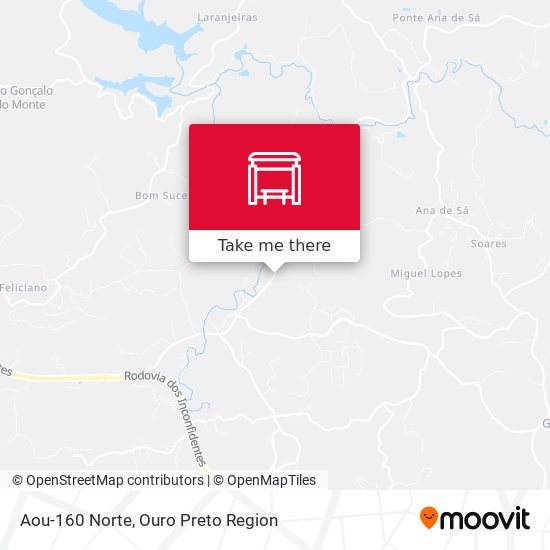Aou-160 Norte map