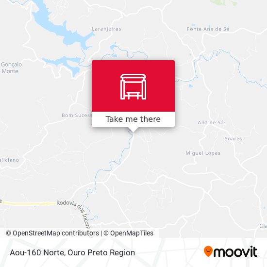 Aou-160 Norte map