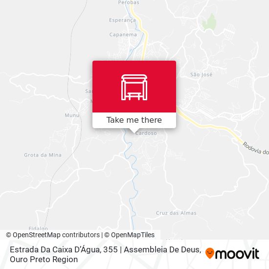 Estrada Da Caixa D’Água, 355 | Assembleia De Deus map