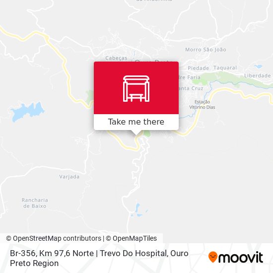 Br-356, Km 97,6 Norte | Trevo Do Hospital map