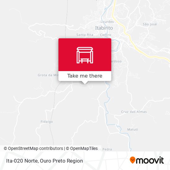 Ita-020 Norte map